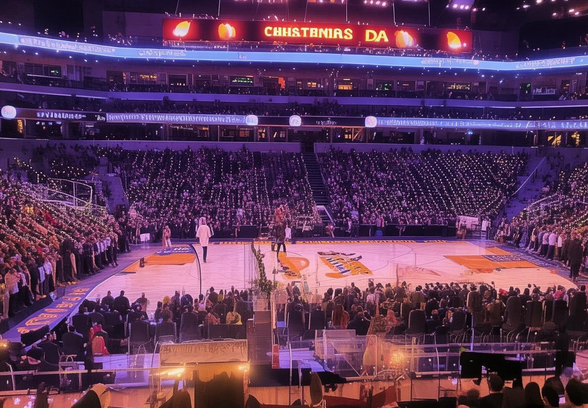 勒布朗·詹姆斯斯台普斯中心圣诞大战创纪录，NBA圣诞赛场上的詹姆斯家庭牵挂